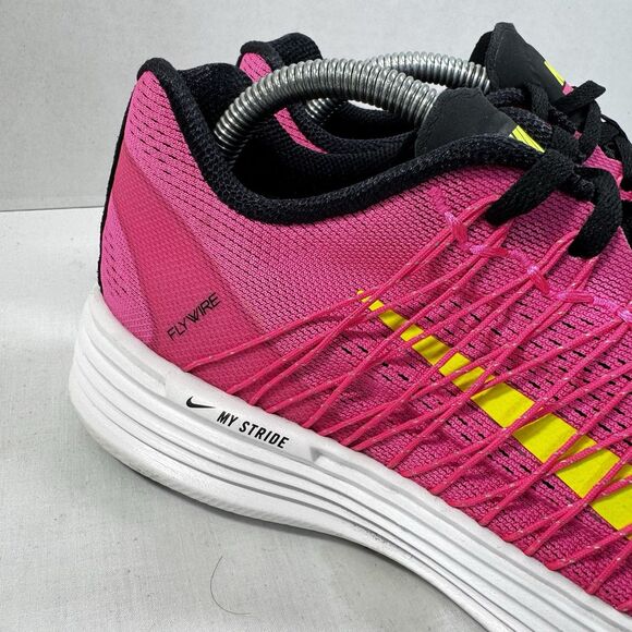 Nike Lunaracer 3 Flywire Womens 9 Shoes Pink Running Sneaker Comfort Lightweight - Picture 6 of 14